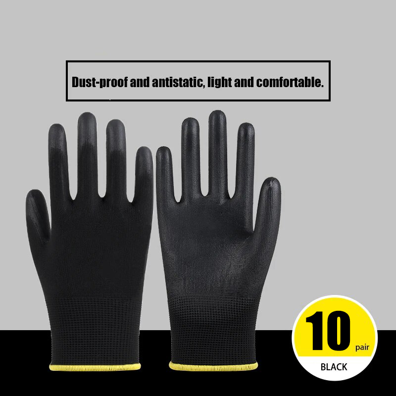 Woodworking Gloves - 20 قطعة قفازات العمل الواقية مقاومة