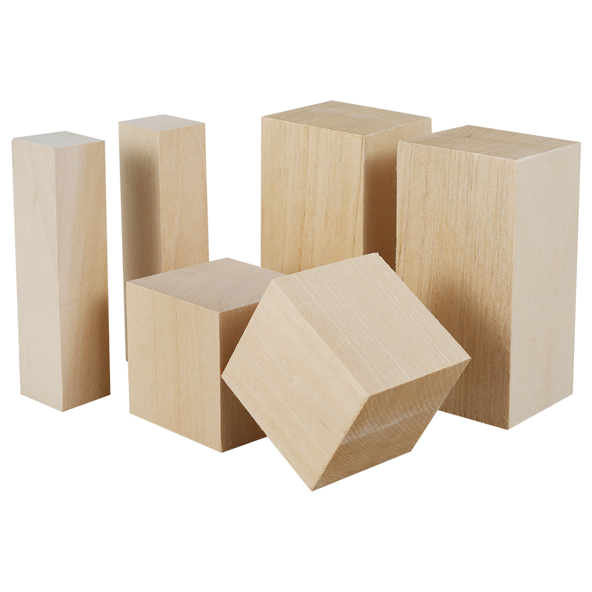 Woodworking Project Plans - كتلة خشب الزيزفون الطبيعي الناعم غير
