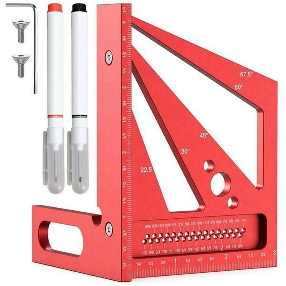 Woodworking Workshop Layout - مسطرة قياس متعددة الزوايا ثلاثية الأبعاد
