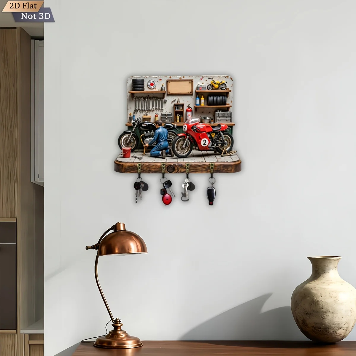 حامل مفاتيح خشبي متعدد الوظائف - مراجعة Woodworking Room وسعره