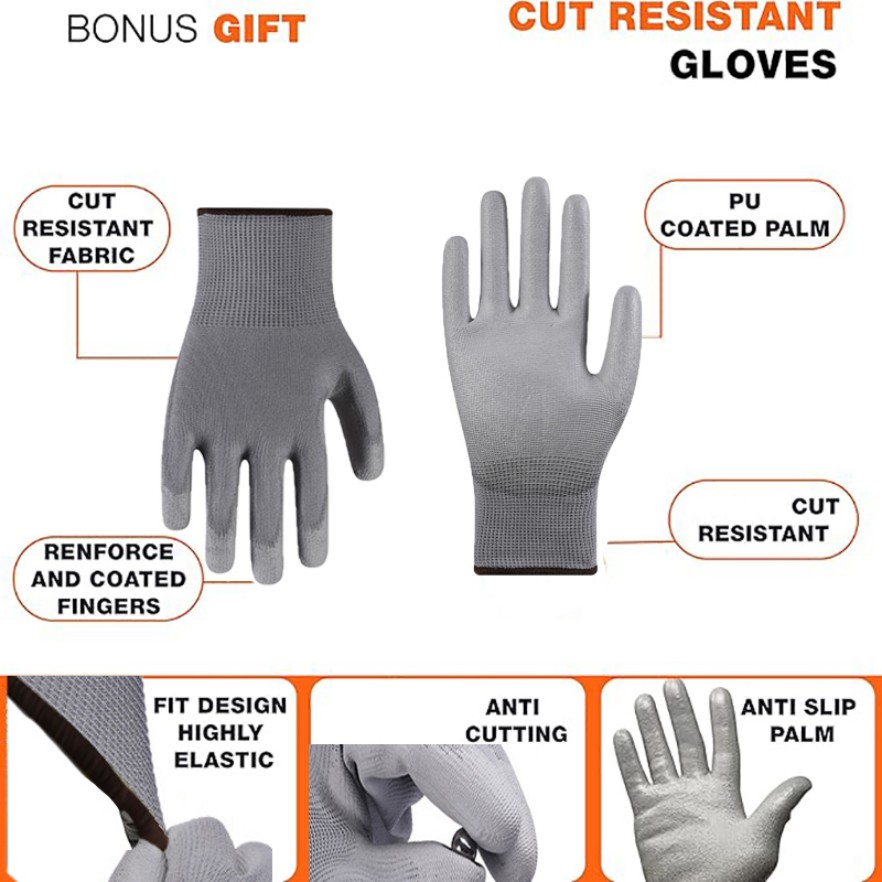 واقيات الركبة الاحترافية المضا - مراجعة Woodworking Gloves وسعره
