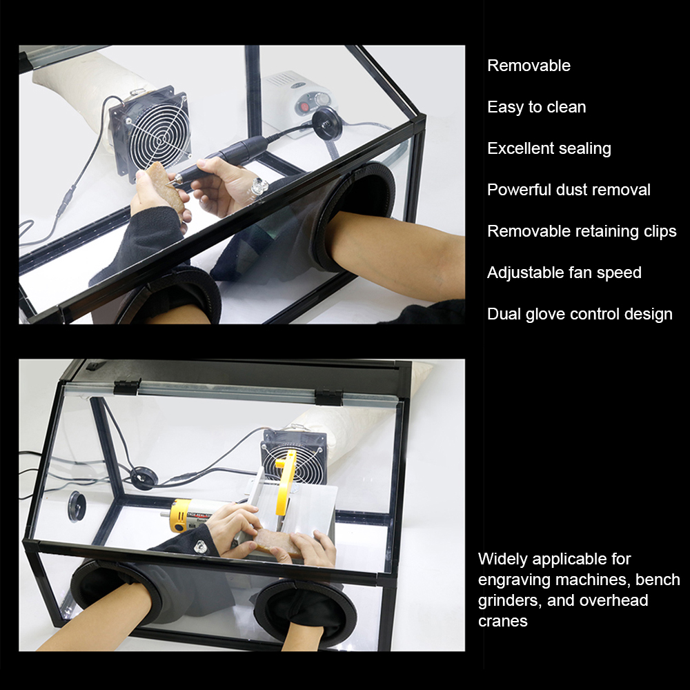 صندوق تلميع أكريليك شفاف من تو - مراجعة Woodworking Gloves وسعره