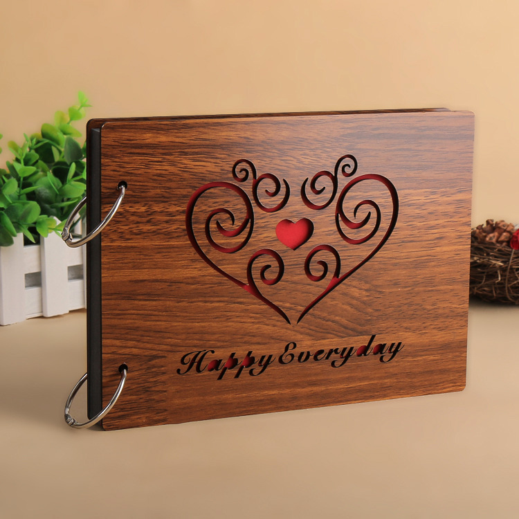 ألبوم صور خشبي عتيق للزفاف مقا - مراجعة Woodworking Book وسعره
