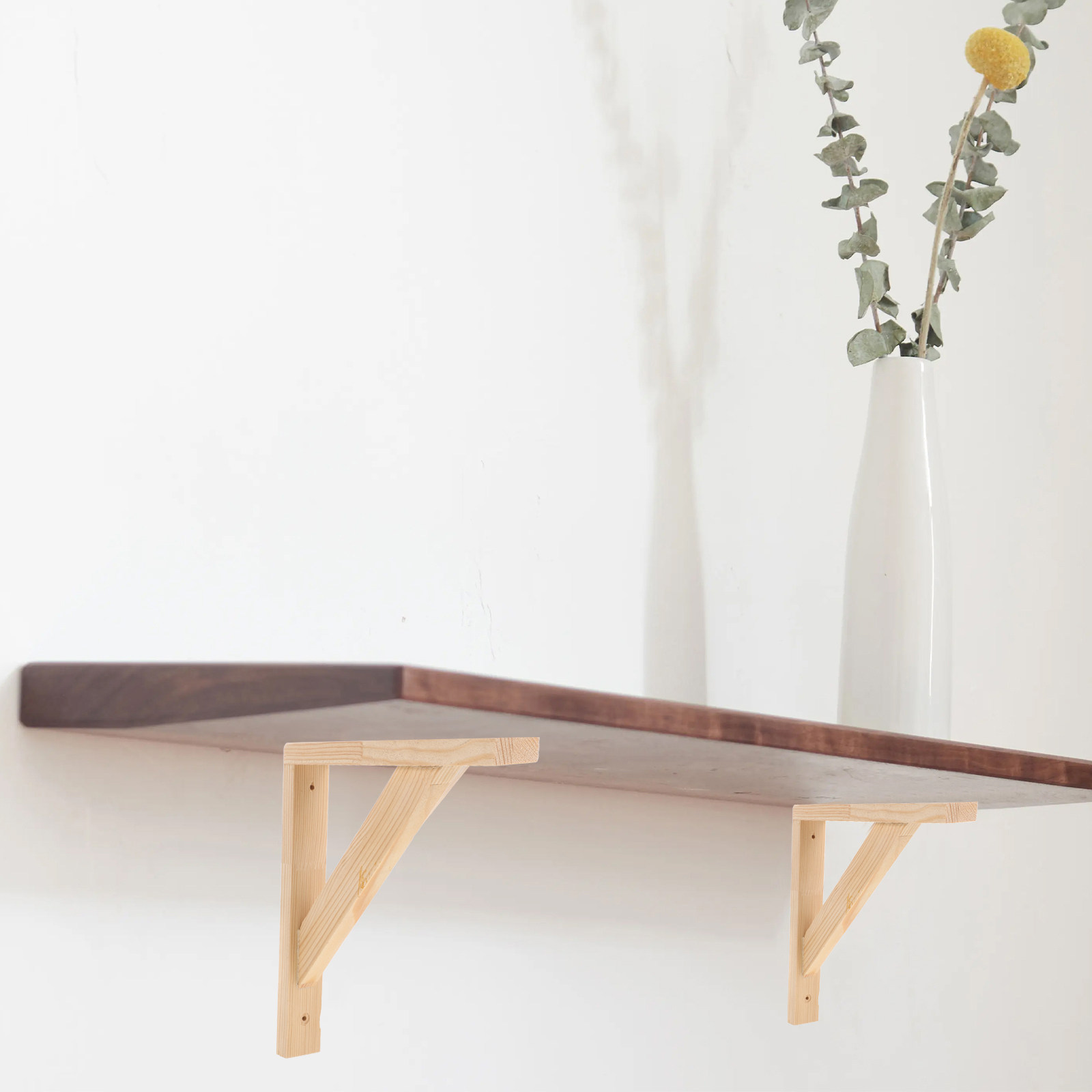 قطعتان من حوامل الرفوف الخشبية - مراجعة Woodworking Book وسعره