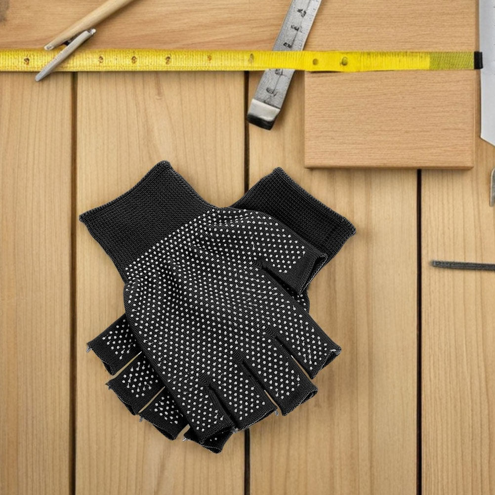 8 أزواج من قفازات العمل بدون أ - مراجعة Woodworking Gloves وسعره