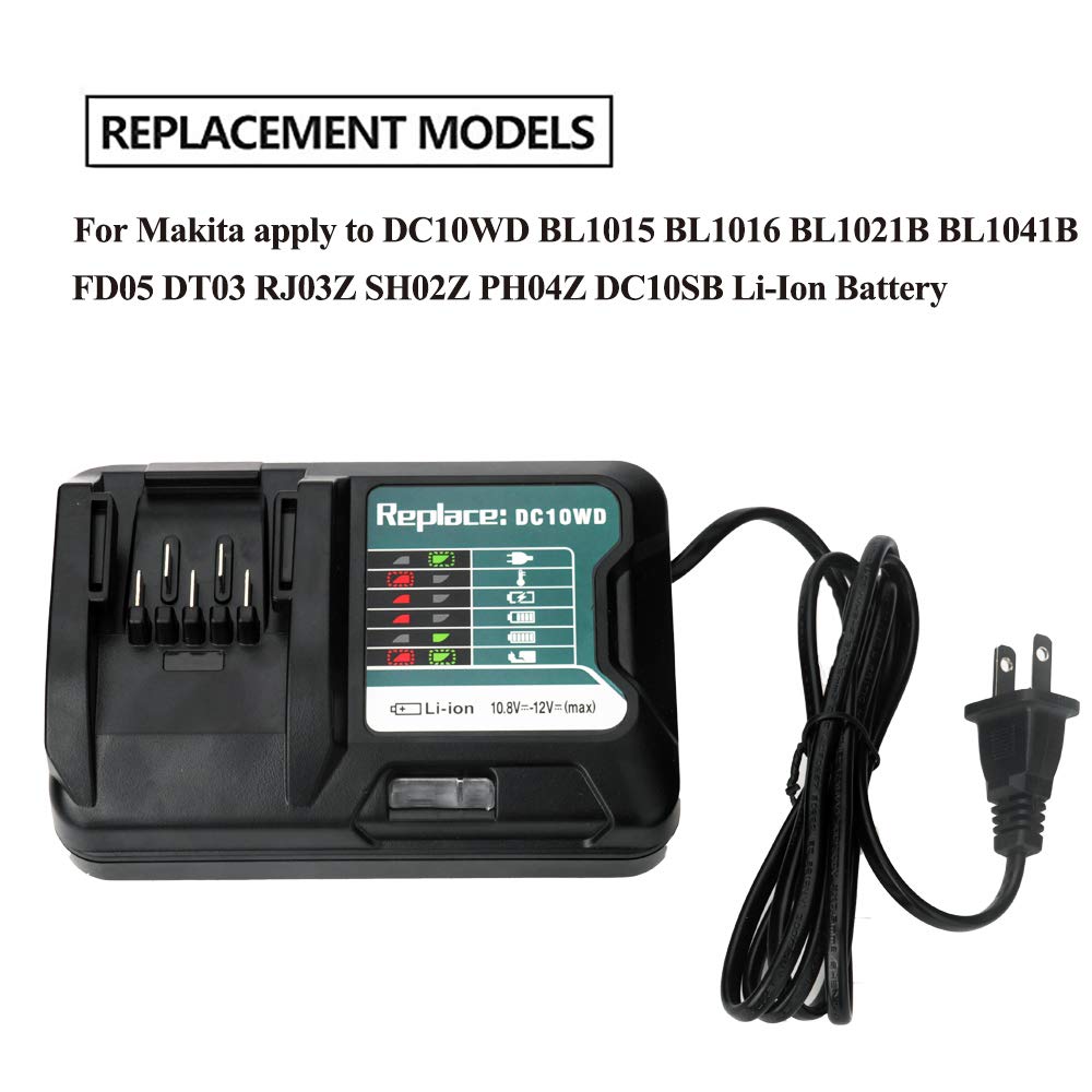 DC10WD شاحن لماكيتا البطارية 1 - مراجعة Makita Drill Hp1640 وسعره