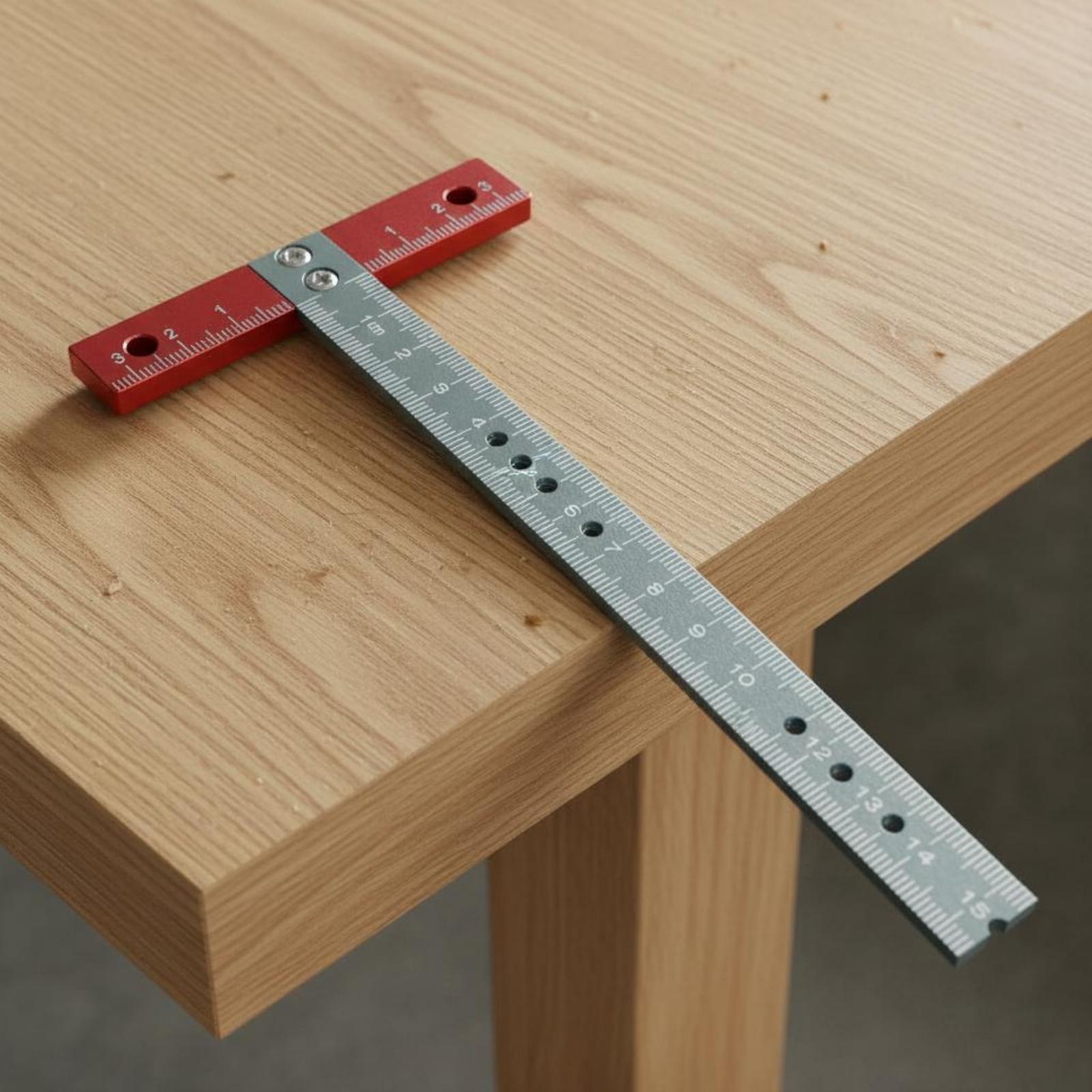 مسطرة على شكل حرف T للتمييز ال - مراجعة Woodworking Workshop Layout وسعره