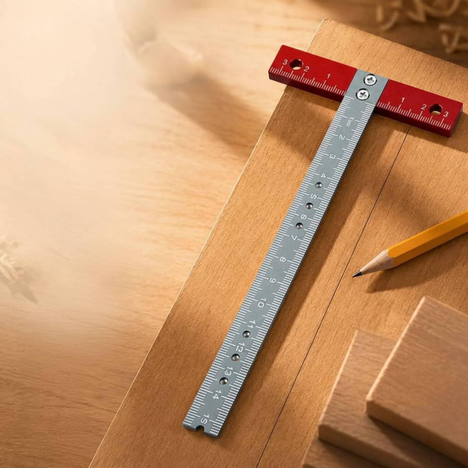 مسطرة على شكل حرف T للتمييز ال - مراجعة Woodworking Workshop Layout وسعره