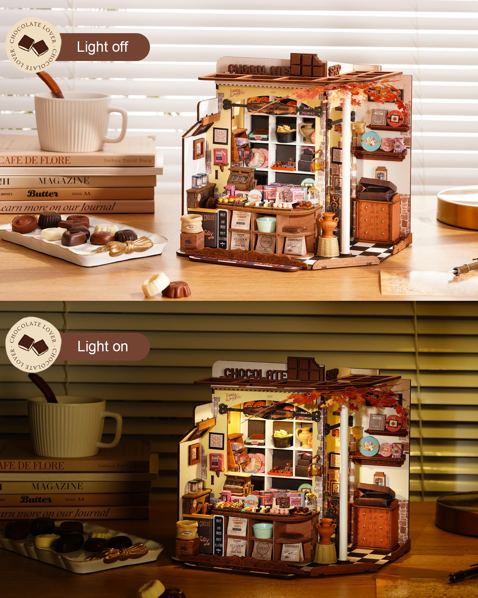 ROBOTIME ثلاثية الأبعاد دمية خ - مراجعة Woodworking Book وسعره